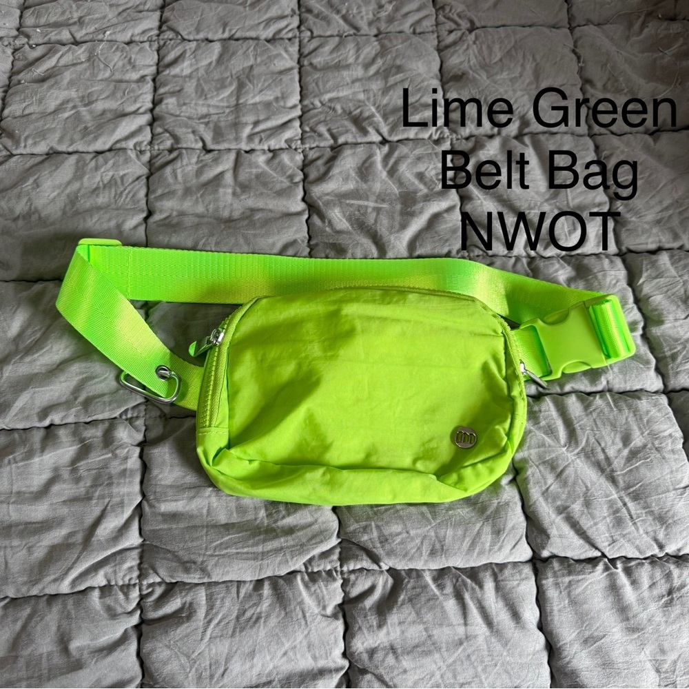 Lime Green Belt Bag